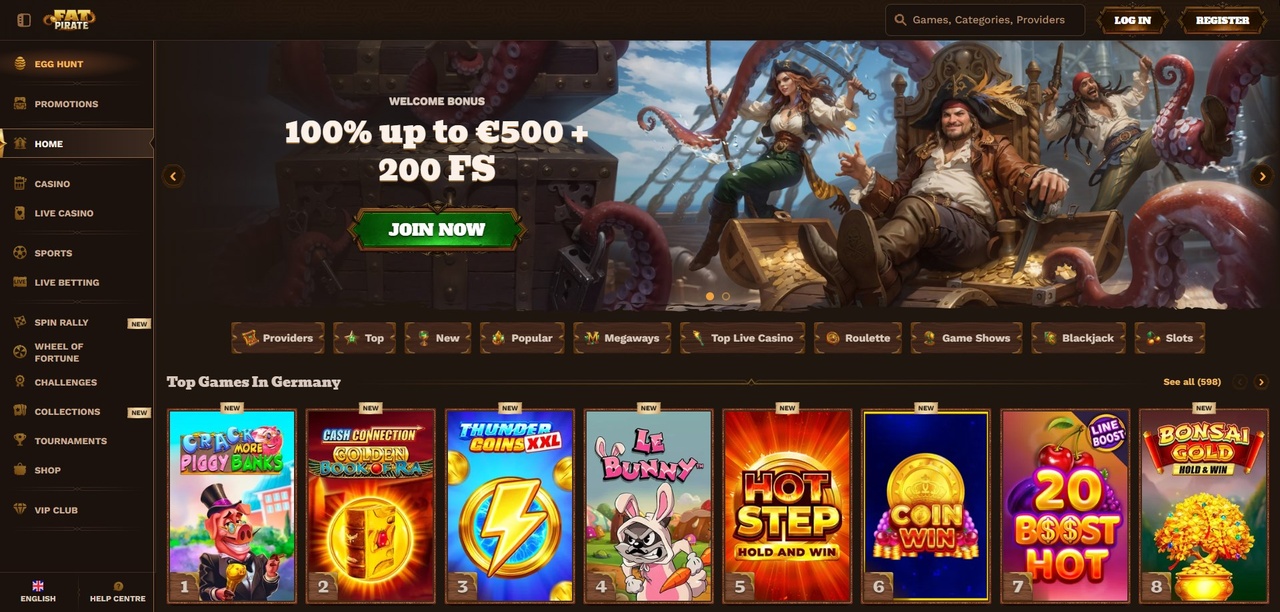 FatPirate Casino - Nova Spletna Igralnica 2026 Casino